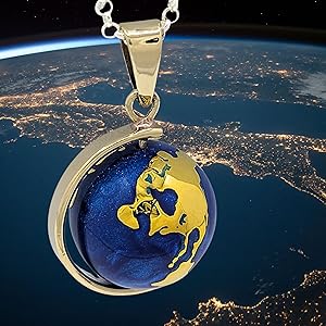 Amazon.com: Nature Reflections Earth Globe Angel Caller